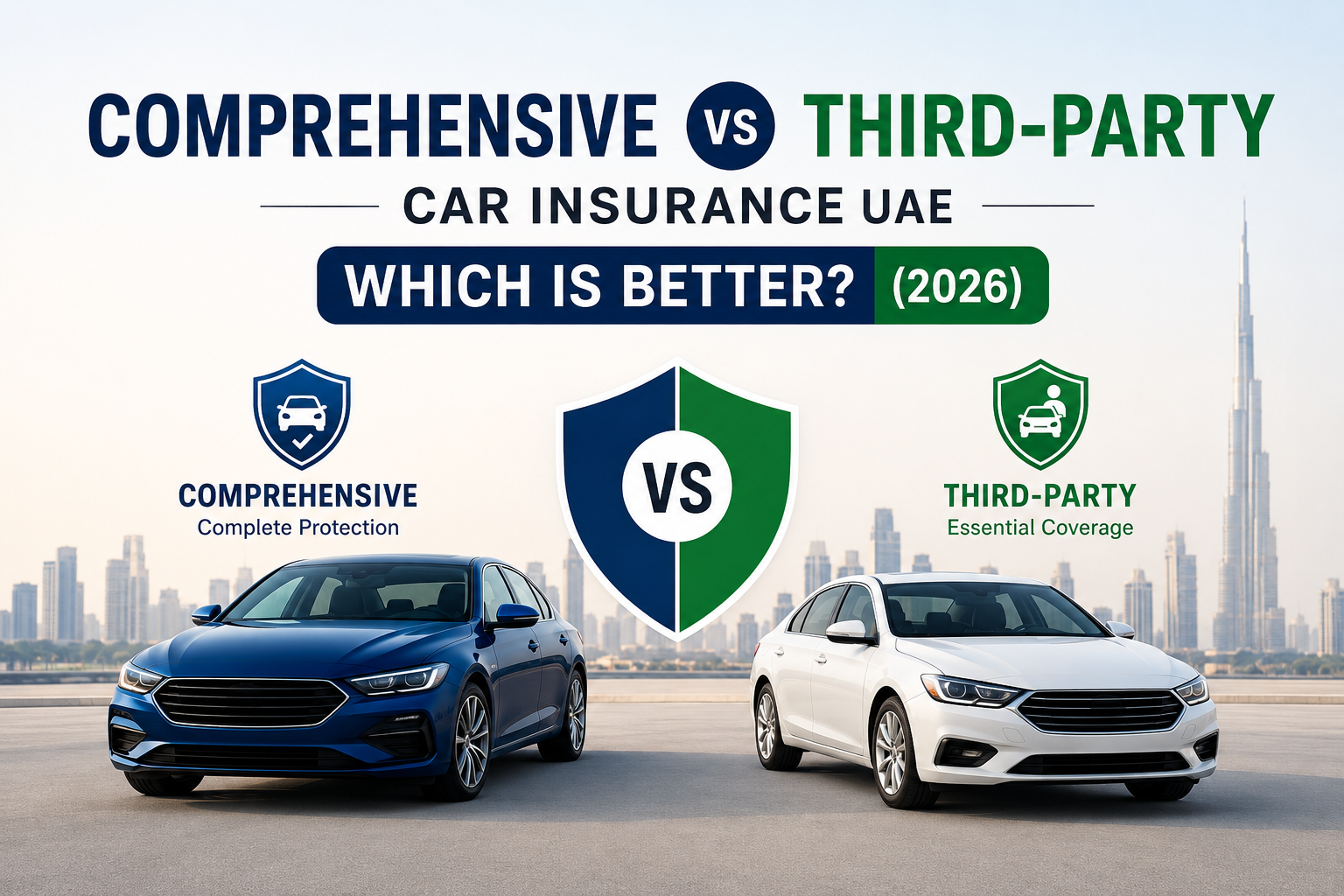 Comprehensive vs Third Party Car Insurance UAE